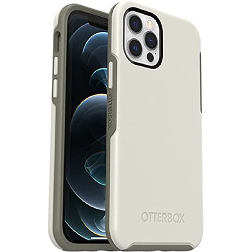 OtterBox Symmetry Series+ Case with MagSafe for iPhone 12 & iPhone 12 Pro (Only) – Non-Retail Packaging – Spring Snow Beige