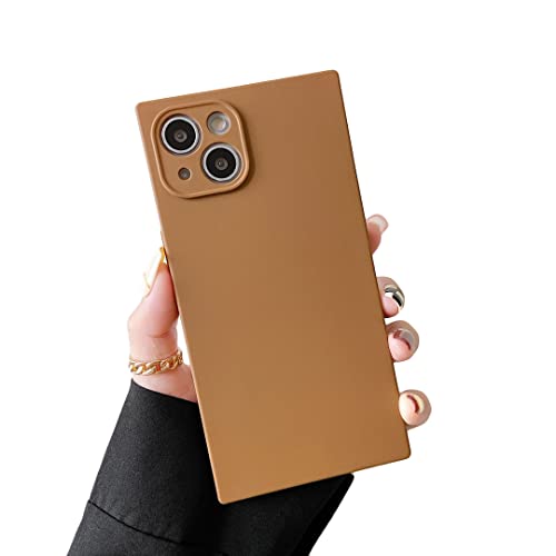 Cocomii Square iPhone 12 Pro Max Case – Square Silicone Camera Protector – Slim – Lightweight – Matte – Silky Soft Touch Silicone – Cover Compatible with Apple iPhone 12 Pro Max 6.7″ (Coffee Brown)