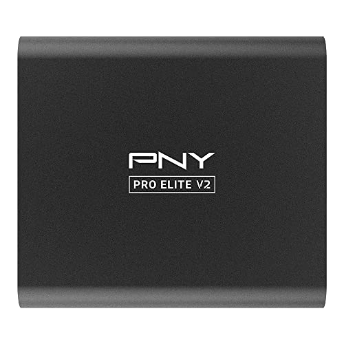 PNY Pro Elite V2 500GB USB 3.2 Gen 2×1 Type-C Portable Solid State Drive (SSD) – (PSD0CS2160-500-RB)