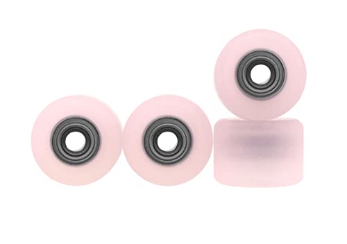 Teak Tuning Apex 61D Urethane Fingerboard Wheels – Mini Shorty Shape, 6.6mm Diameter – ABEC-9 Stealth Bearings – Made in The USA – Gumdrop Colorway