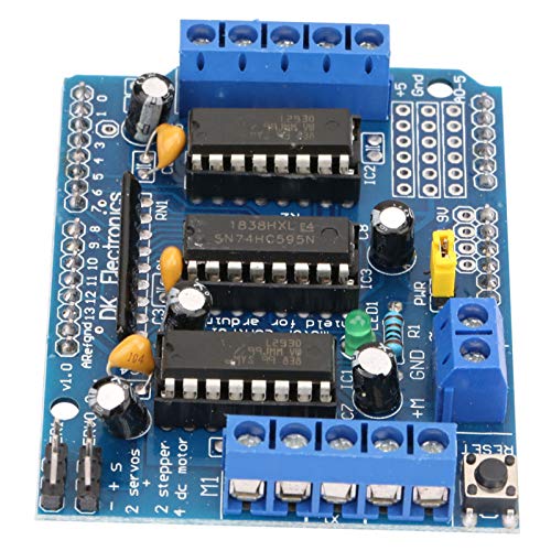 Motors Driver Module, Motor Drive Shield Expansion Board Durable Easy Installation Good Match 2 Interface for DIY