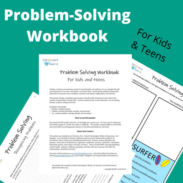Problem Solving Workbook for Kids and Teens