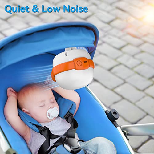 Cadrim Battery Operated Stroller Fan Clip On Fan for Baby with Flexible Tripod,3 Speeds Portable Fan Handheld Personal Fan for Car Seat Crib Camping Treadmill (White) | The Storepaperoomates Retail Market - Fast Affordable Shopping