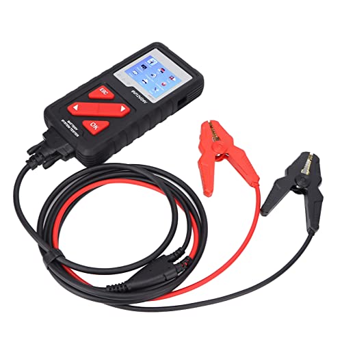 Battery Load Tester, Reminder Light 3.2in Color Screen Car Battery Checker for Trucks for Motorcycles