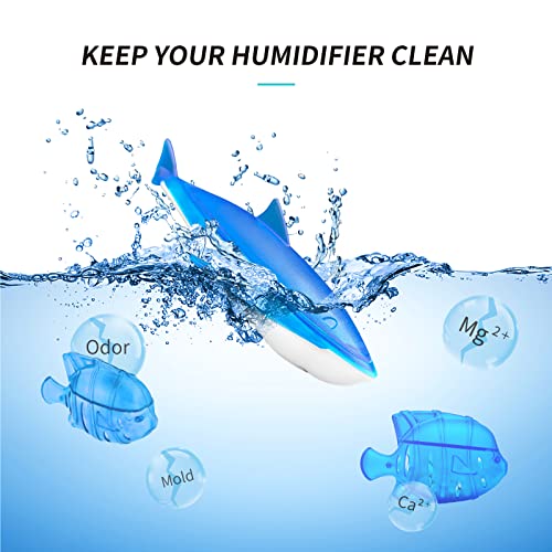 Leemone Humidifier Cleaner Shark & Fish, Demineralization Float Shark & Fish Compatible with All Humidifier and Fish Tank(6Pack) | The Storepaperoomates Retail Market - Fast Affordable Shopping