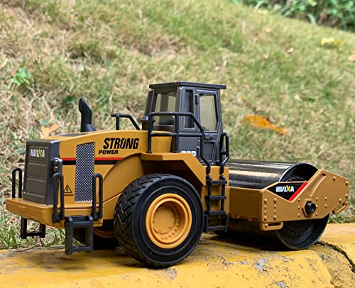 gemini&genius Construction Vehicle Toys 1/40 Scale Die-cast Grader Engineering Road Planer Vehicle Alloy Models Toys for Kids and Decoration for House (1-40 Road Roller) | The Storepaperoomates Retail Market - Fast Affordable Shopping