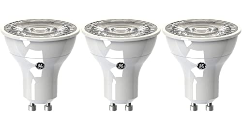 GE Lighting (3 Bulbs) 89020 3.5 Watt Engery Smart LED Floodlight, Dimmable, GU10, Bright White