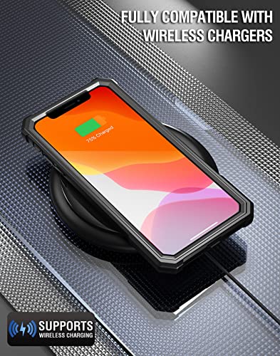 Poetic Guardian Series Case Designed for iPhone Xs Max, Full-Body Hybrid Shockproof Bumper Cover with Built-in Screen Protector, Black | The Storepaperoomates Retail Market - Fast Affordable Shopping