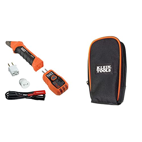 Klein Tools 80016 Circuit Breaker Finder Tool Kit with Accessories, 2-Piece Set, Includes Cat. No. ET310 and Cat. No. 69411 & 69401 Multimeter Carrying Case