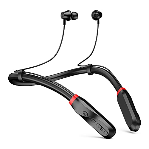 Gemercy Wireless Earbuds Bluetooth Headphones Neckband: 100H Ultra-Long Playtime Headset with Microphone | Bluetooth 5.1 Earphones with Superior Stereo Sound | Magnetic Ear Buds | IPX5 Waterproof