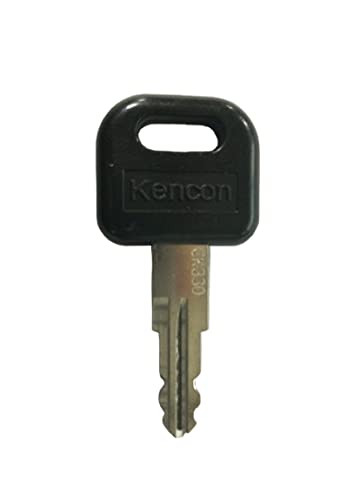 Kencon Baggage 1 Original CK330 RV Door Lock Key, 1 Original CK330 Key (CK330), Original Key, New & Replaceable OEM CK330 Keys, 1 OEM CK330 (CK330), Fits Kencon Baggage RV Door (CK330), Black