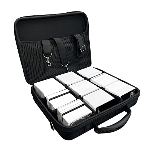 LCLTICS Portable Card Game Case for 2,400+ Cards Box, Suitable for The Expansion of C.A.H Card Game and All Card Games