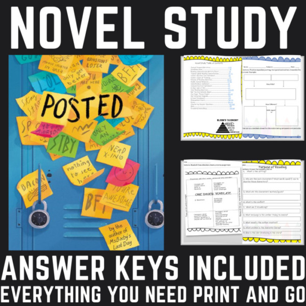 Novel Study for Posted by John David Anderson
