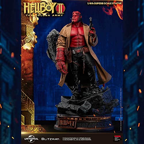 Blitzway – Hellboy II: The Golden Army – Hellboy, 1/4 Superb Scale Statue,Multi