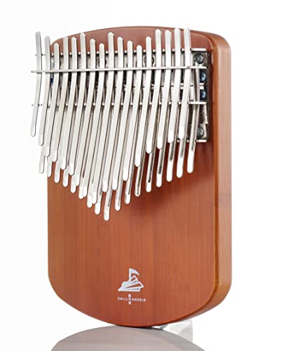 Chill Angels Kalimba 34 Key B-Tuned Thumb Piano Upgraded Version,Double Layer Flat Board Musical Instruments,Can Play Most Musical Scores Creative Gifts for Children,Adults,Beginners and Professionals