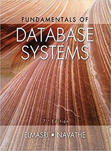 Fundamentals of Database Systems: 7th edition