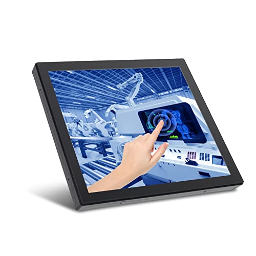 Senisway 15 Inch Open Frame Touchmonitor Surface is IP65 Waterproof 1024 x 768 @ 60Hz TFT LCD IK08 Industrial Open Frame Monitor 10 Finger Capacitive Touch