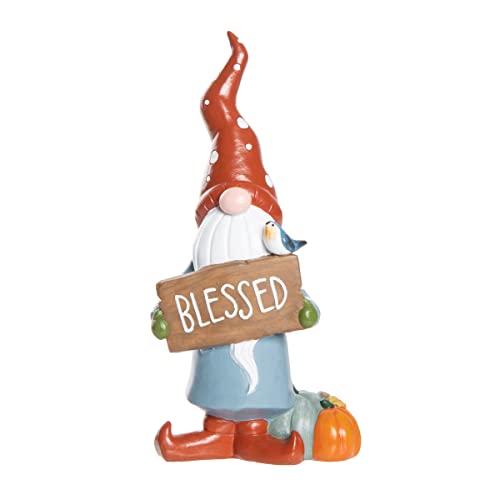 GALLERIE II Blessed Gnome Figurine Orange