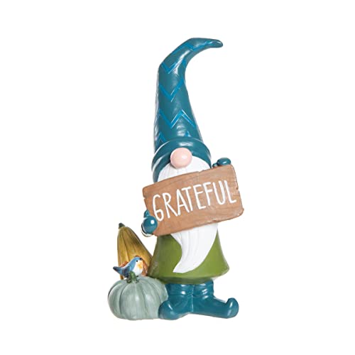 GALLERIE II Grateful Gnome Figurine Blue