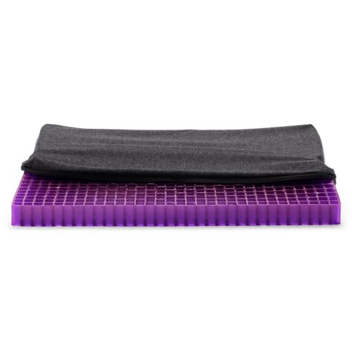 Purple Lite Seat Cushion – Flip for use on Hard or Soft Chair – Pressure Relief and Cooling – Made in The USA