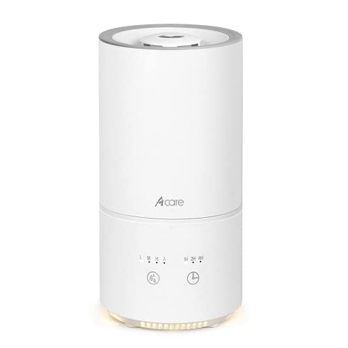 Home Humidifier for Large Room, 1000ml Essential Oil Diffuser with Timer, Top Fill Design Cool Mist Humidifier for Bedroom, Living Room, Quiet for Baby Room, Touch Button