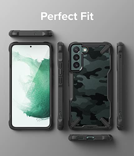 Ringke Fusion-X Compatible with Samsung Galaxy S22 Plus 5G Case (2022), Camouflage Hard Back with Shockproof Enhanced Side Protective Bumper Phone Cover for S22 Plus 6.6-Inch – Camo Black | The Storepaperoomates Retail Market - Fast Affordable Shopping