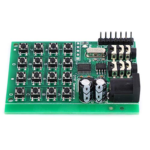 DTMF Module, Audio DTMF Module, Stable Durable 63 * 40 * 13Mm for Mcu Interface 5~24VDC 6~8Ma