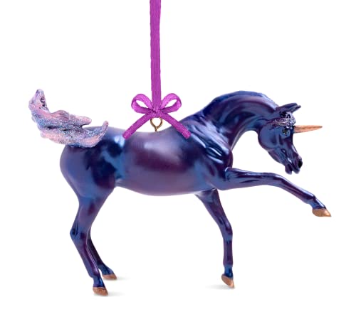 Breyer Horses 2022 Holiday Collection | Unicorn Ornament – Tyrian | Model #700722