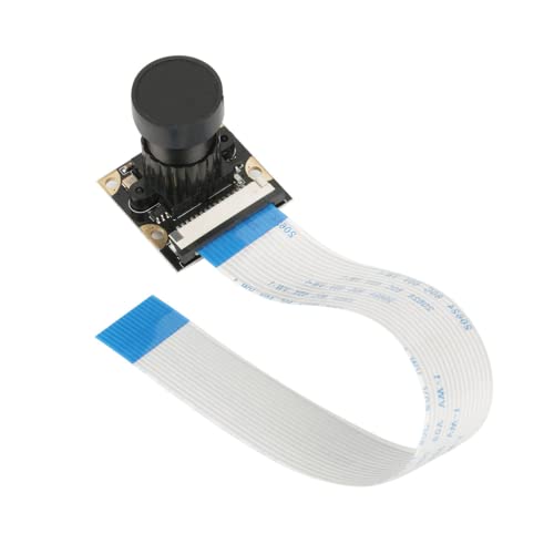 Camera Module, OV5647 Chip 2592×1944 Resolution High Sensitivity Webcam Board with 15cm Ribbon Cable for Raspberry Pi B 3 2