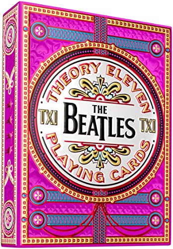 theory11 The Beatles Playing Cards (Pink)