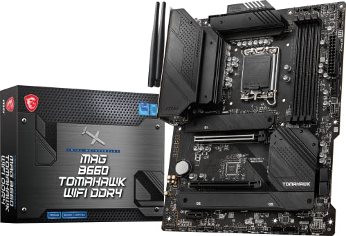MSI MAG B660 Tomahawk WiFi DDR4 Gaming Motherboard (ATX, 12th Gen Intel Core, LGA 1700 Socket, DDR4, PCIe 4, 2.5G LAN, M.2 Slots, Wi-Fi 6) | The Storepaperoomates Retail Market - Fast Affordable Shopping