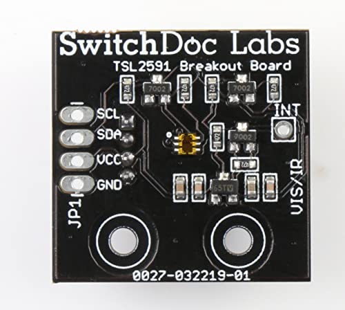 SwitchDoc Labs Grove TSL2591 Sunlight/IR I2C Sensor