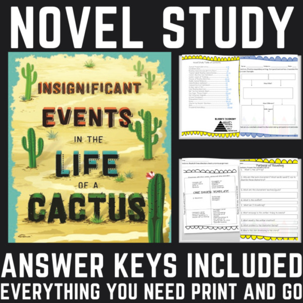 Novel Study for Insignificant Events of the Life of a Cactus by Bowling