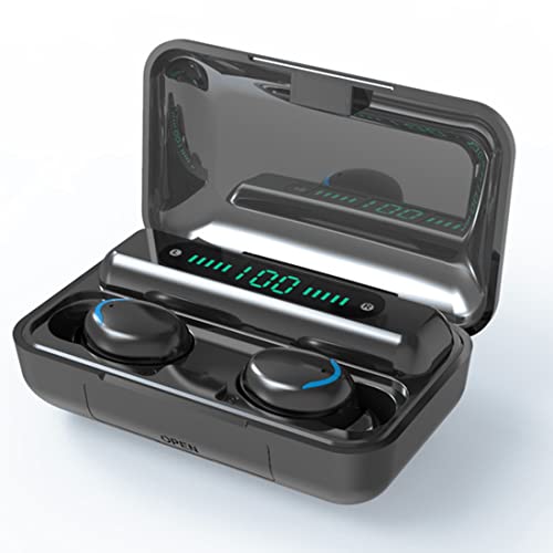 SEYOO Earbuds Mini Headphones, IPX5 Waterproof Hi-Fi Stereo in-Ear Earphones, Built-in Mic Headset for Sportting Elegant black