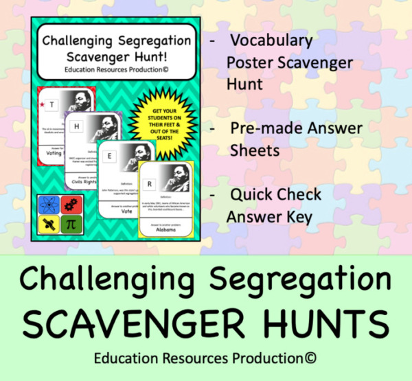 Challenging Segregation Scavenger Hunt Activity