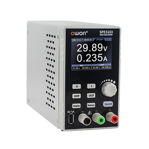 OWON SPE6053 300W0-60V / 0-5A 1ch 10mV/1mA Programmable DC Digital Power Supply Adjustable Voltage Regulator Mini Laboratory Power Supply