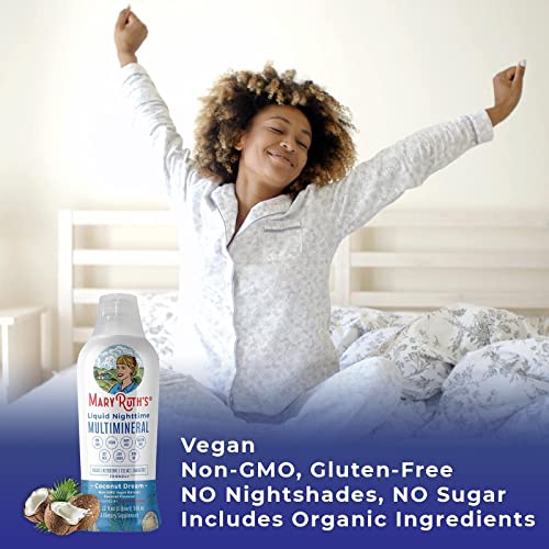 Vegan Collagen Boosting Gummies & Liquid Multimineral (Coconut) Bundle | Promote Collagen Production for Hair, Skin & Nail Health | Natural Sleep Support with Magnesium, Calcium & MSM Supplement | The Storepaperoomates Retail Market - Fast Affordable Shopping