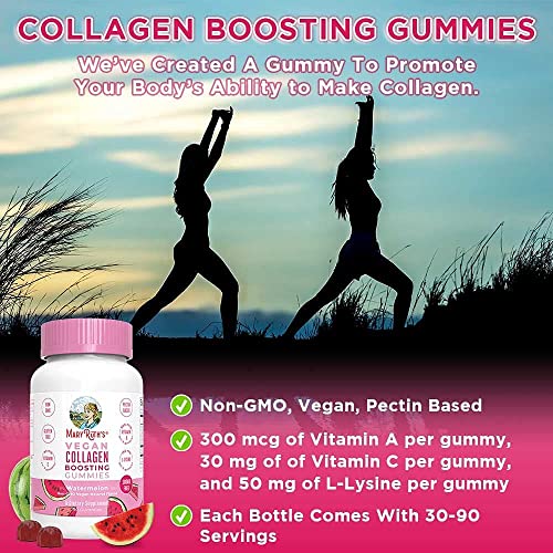 Vegan Collagen Boosting Gummies & Liquid Multimineral (Coconut) Bundle | Promote Collagen Production for Hair, Skin & Nail Health | Natural Sleep Support with Magnesium, Calcium & MSM Supplement | The Storepaperoomates Retail Market - Fast Affordable Shopping