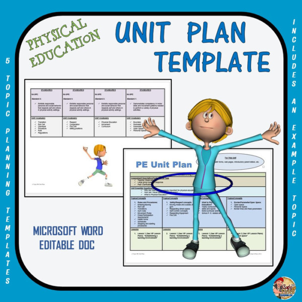 Physical Education Unit Plan- 5 “Ready to Use” Planning Templates