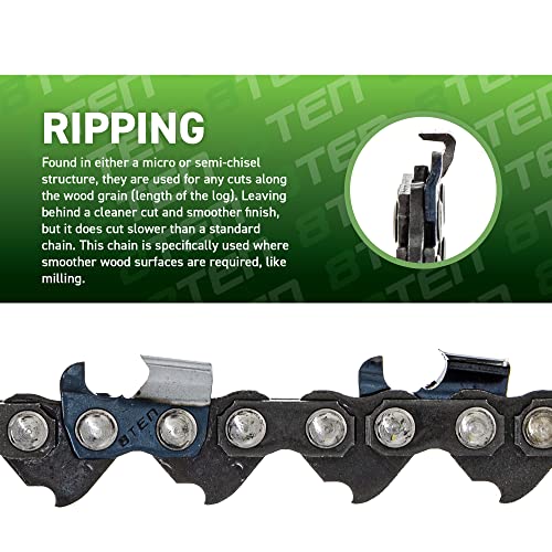 8TEN Ripping Chainsaw Chain 18 Inch .063 .325 68 DL For Stihl 025 021 MS250 MS230 MS251 26RM3 68 (3 Pack) | The Storepaperoomates Retail Market - Fast Affordable Shopping