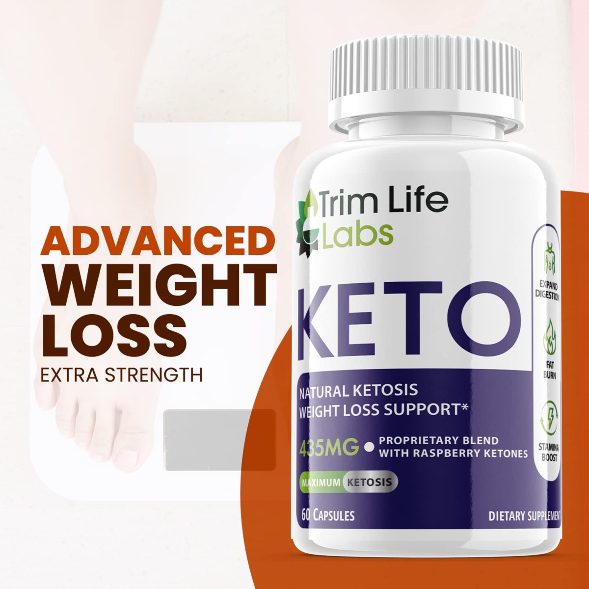 Trim Life Labs Keto Supplement Pills (1 Pack) | The Storepaperoomates Retail Market - Fast Affordable Shopping