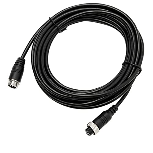 Car Video 4Pin Aviation Extension Cable for CCTV Rearview Camera Car Truck Trailer Camper Bus Motorhome Vehicle Backup Monitor Waterproof Shockproof System 10FT/3M