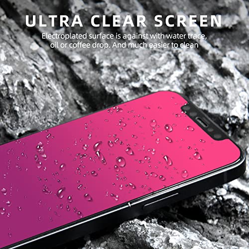 EGKimBa Privacy Screen Protector compatible with iPhone 11 Pro Max/iPhone XS Max, 6.5 inch Gradient Colorful Electroplated Anti-Spy Anti-Blue Light Easy Installation Tempered Glass | The Storepaperoomates Retail Market - Fast Affordable Shopping