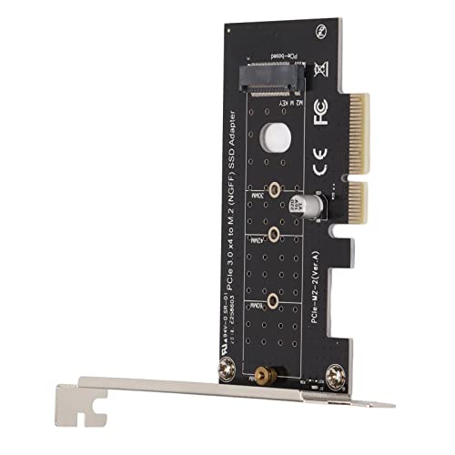 Shanrya M.2 NVME SSD to PCIE 3.0, Sturdy Durable Wide Compatibility High Speed Expansion Card Fast Heat Dissipation for Computer for Mainboard(X4)