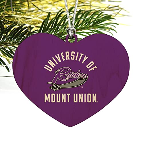 GRAPHICS & MORE University of Mount Union Raiders Heart Love Wood Christmas Tree Holiday Ornament | The Storepaperoomates Retail Market - Fast Affordable Shopping