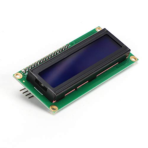 LCD Module, Wear Resistance 1602 LCD Module Display Precise Cuts Blue Screen with Adapter Board for Electronic Products
