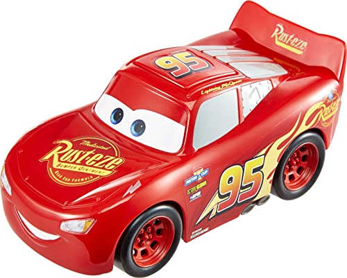 Pixar Disney Cars Track Talkers Lightning McQueen Vehicle, 5.5-in Movie Talking Movie Toy with Sound Effects, Collectible Character Car, Gift for Kids & Collectors Ages 3 Years Old & Up