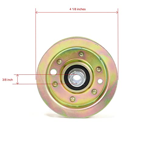 The ROP Shop | (Pack of 2 Flat Idler Pulley for 2010 Toro TimeCutter Z5035 74376, 74398 Mower | The Storepaperoomates Retail Market - Fast Affordable Shopping