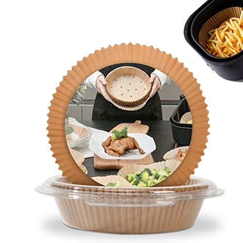 Air Fryer Parchment Paper, Non-stick Disposable Paper Liner Compatible with COSORI and Ninja Air Fryer Toaster Oven, Fit 3-4.2 L
