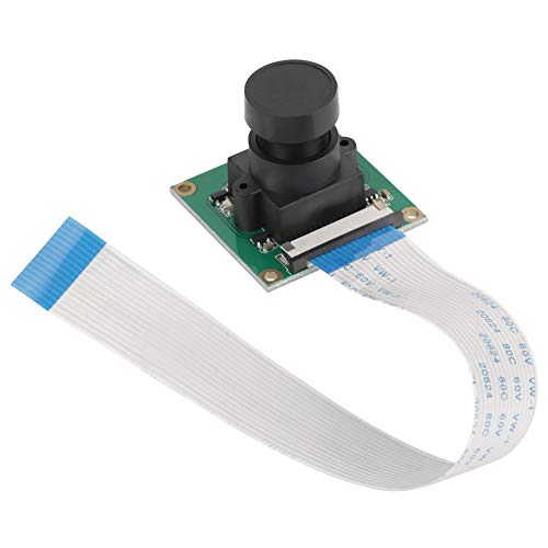 Camera Module, 32x32mm Wide Use Mini Camera Simple 2592×944 Image with 15cm Flat Cable for Raspberry Pi B 3/2